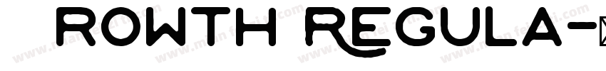 Growth Regula字体转换